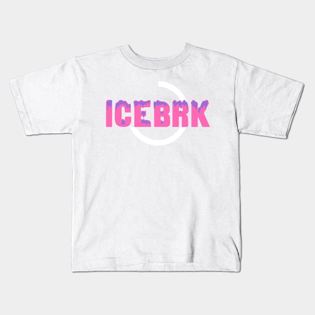 IceBrk Logo (Pink/Purple) Kids T-Shirt by IceBrk